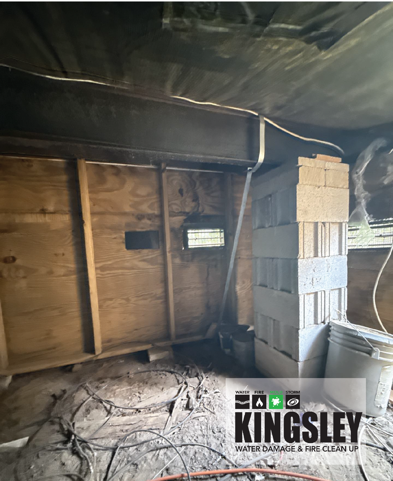 Water Damage in Crawl Space in Bluffton, SC