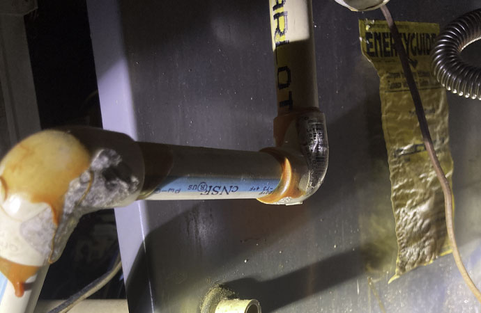 Water Pipe Bursts In Home