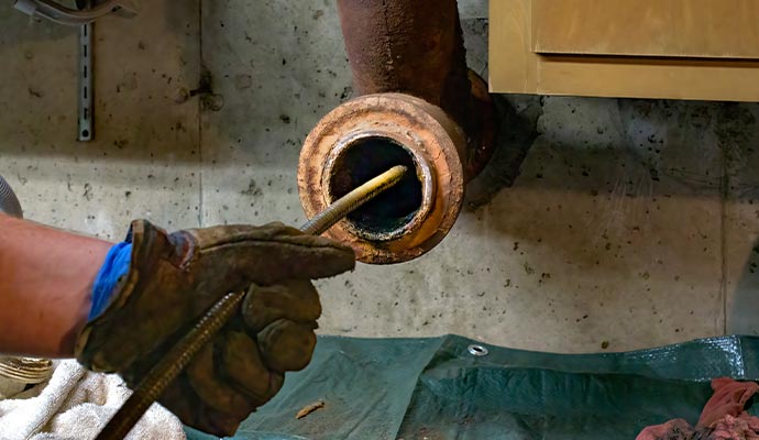 Clogged drain