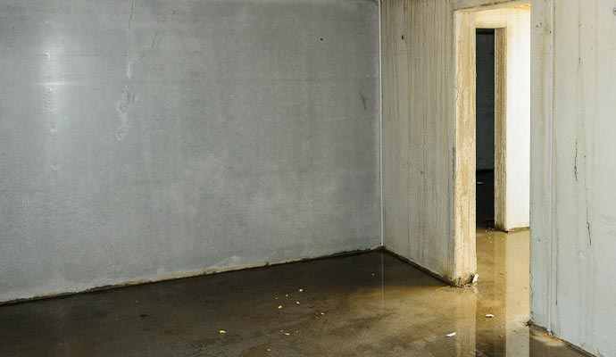 Flooded basement