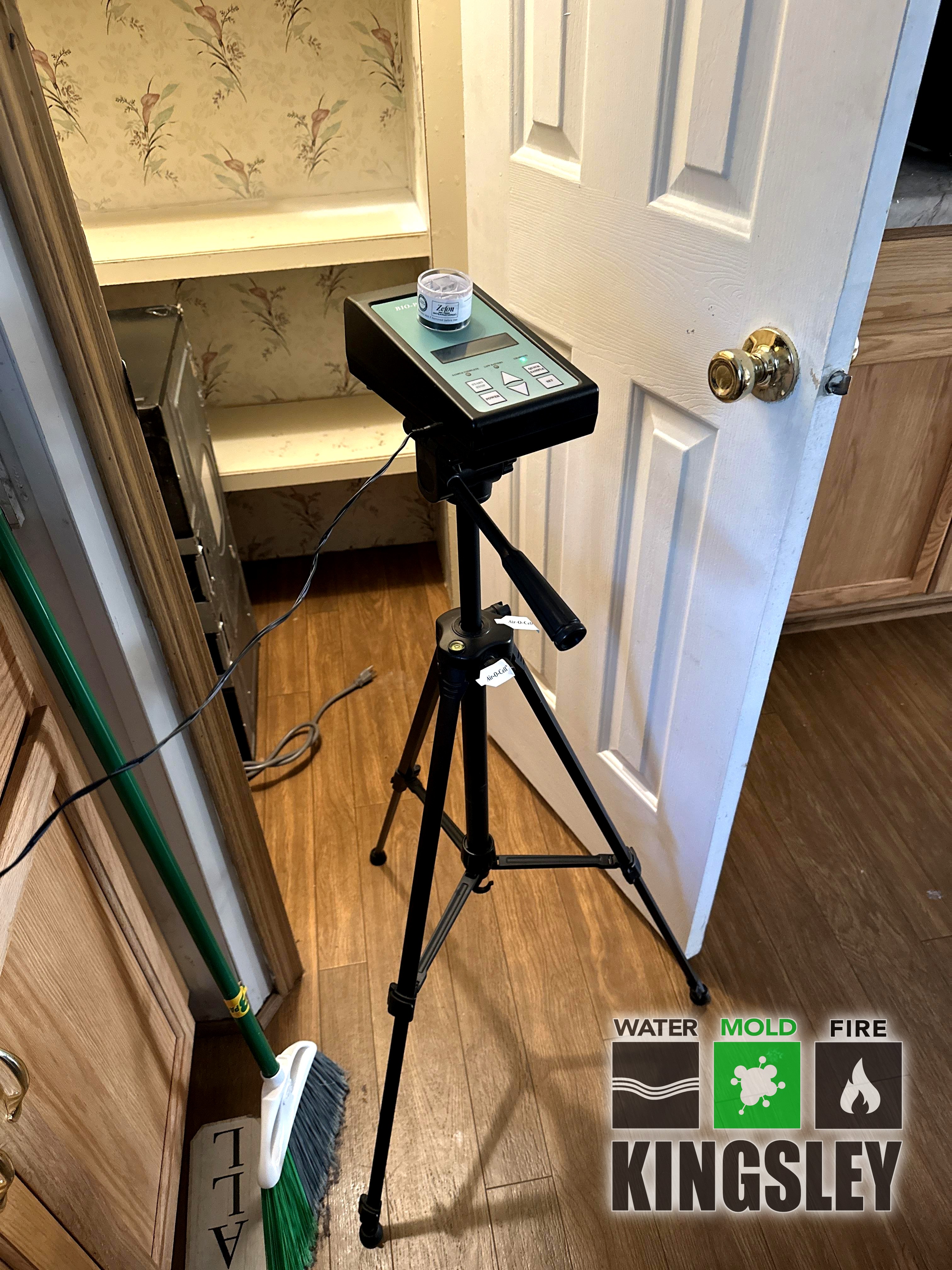 kingsley indoor air sampler tripod mold inspection irmo sc