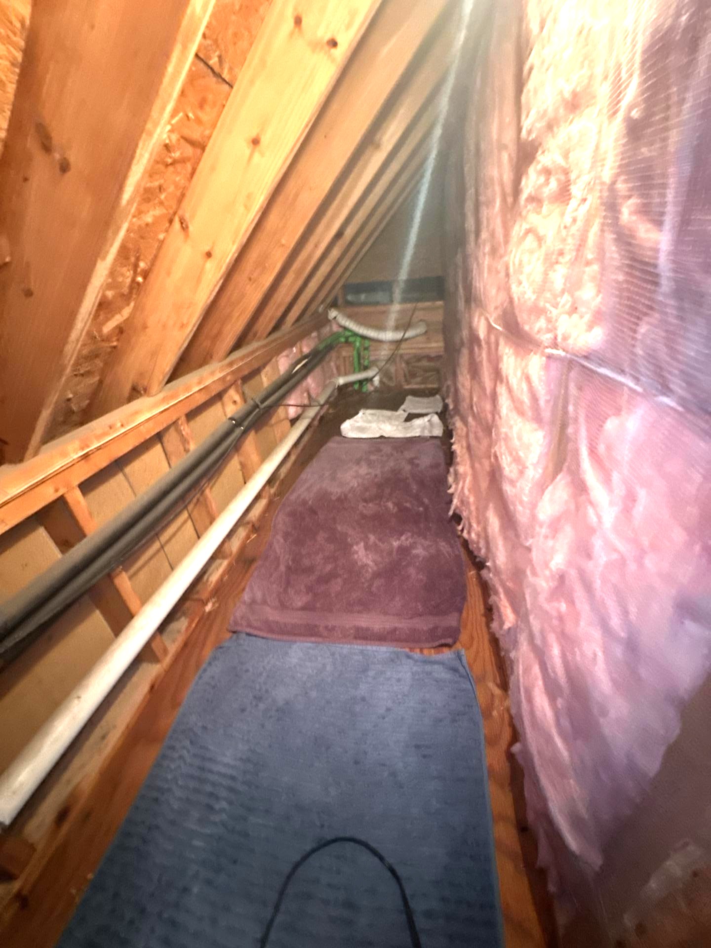 Attic Flood in Home