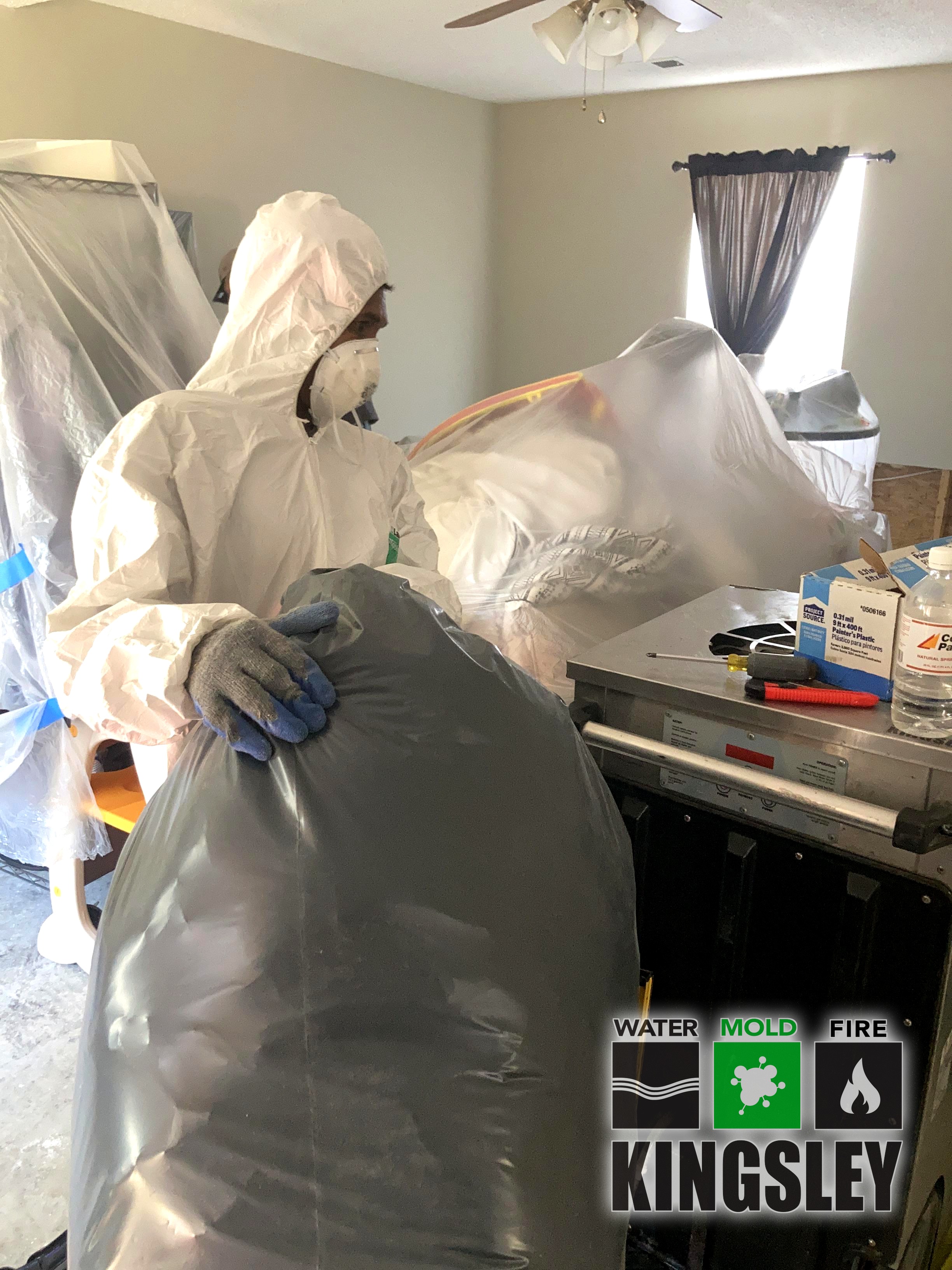 Tile Floor Moisture Mapping and Water Cleanup