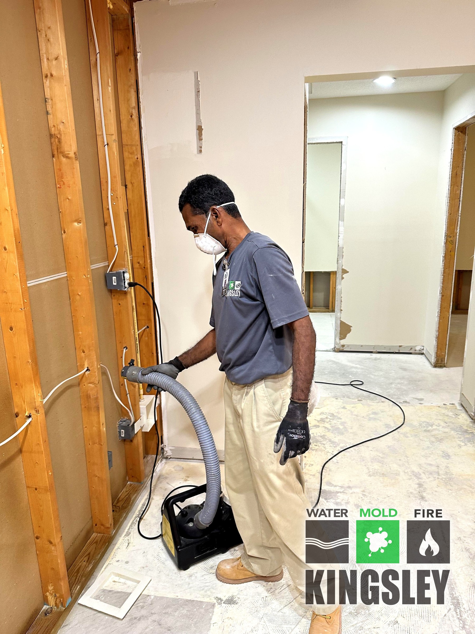 Upstairs Burst Pipe restoration work documented in Columbia, SC