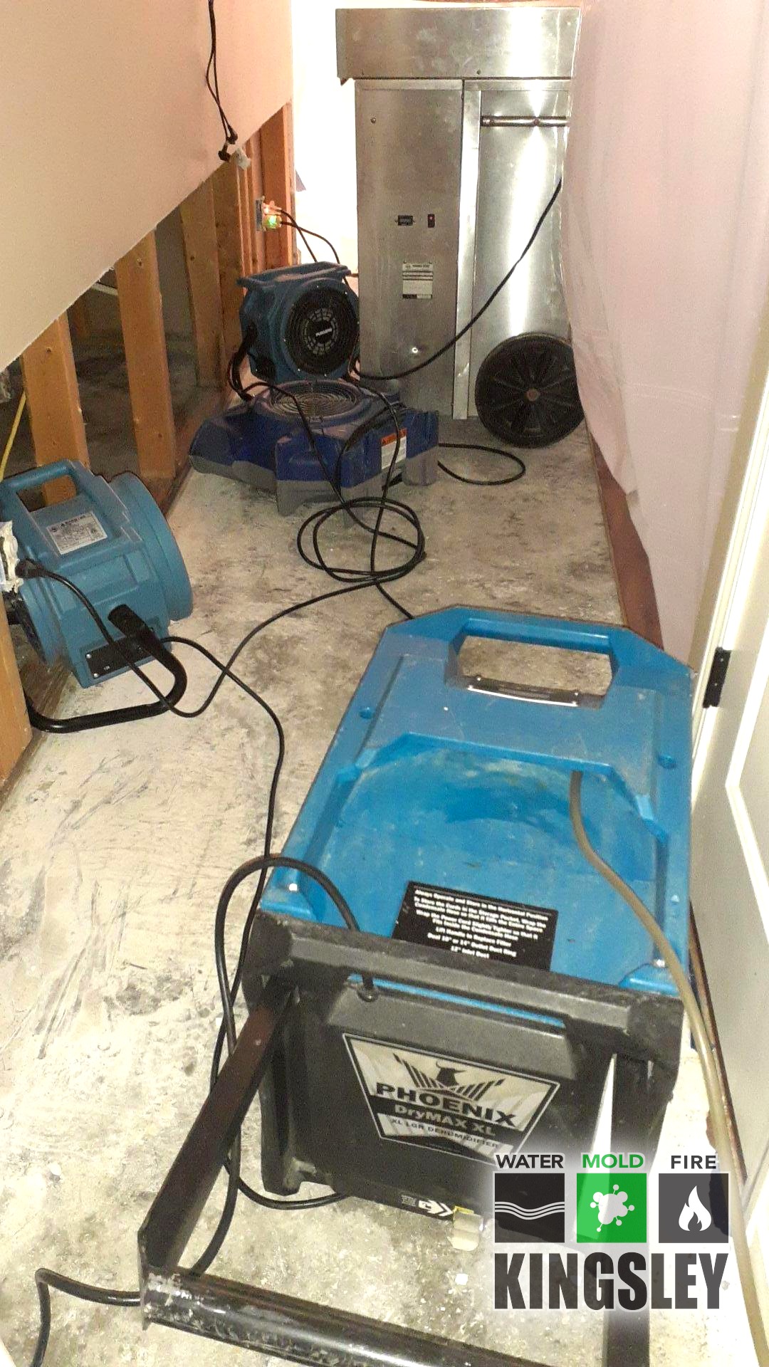 Contained Structural Drying with LGR Dehumidifiers