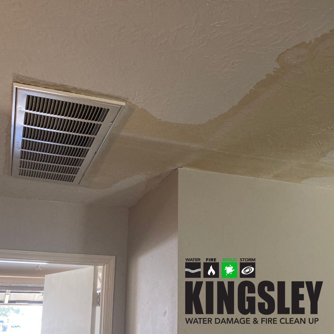 Visible Water Damage from Ceiling Vent