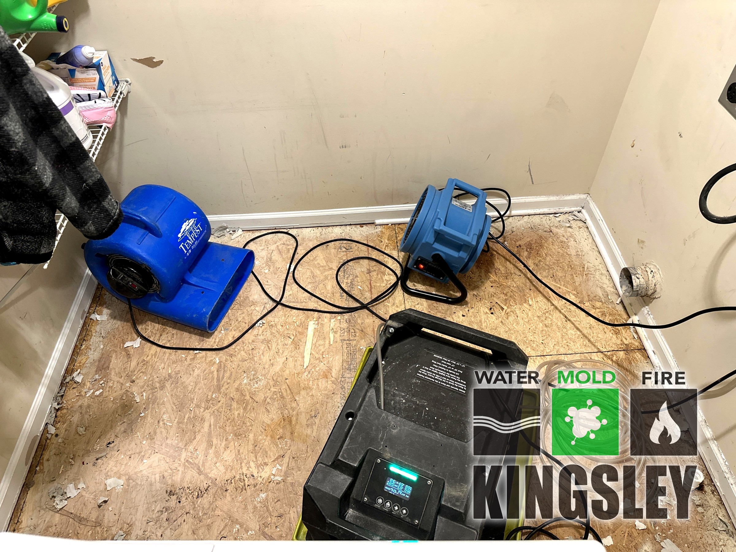 Water Removal restoration work documented in Irmo, SC