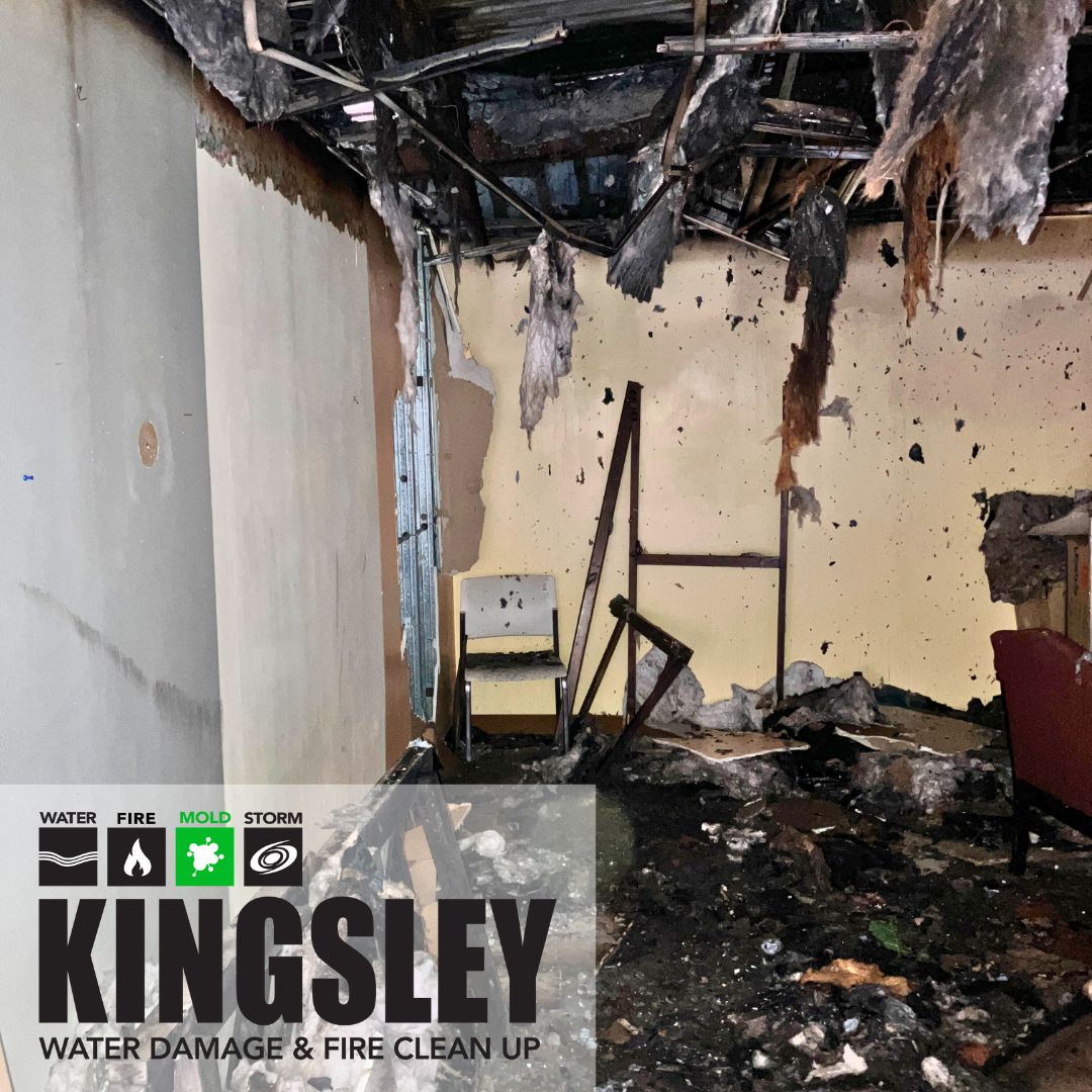 Collapsed Fire-Damaged Ceiling