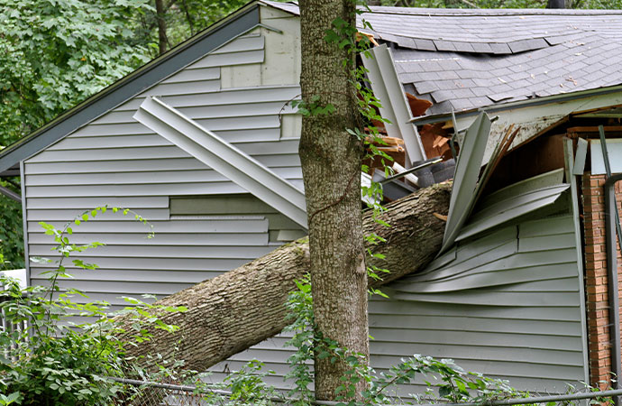 Structure assessment after storm