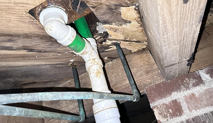 Water pipe break