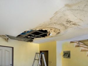 water damage to home